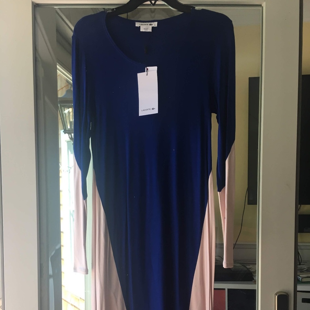 Lacoste Blue and rose dress